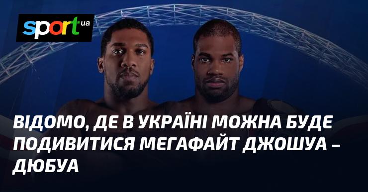 В Україні вже відомі місця, де можна буде насолодитися мегафайтом між Джошуа та Дюбуа.