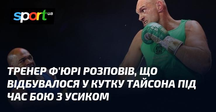 Тренер Ф'юрі поділився подробицями того, що коїлося в кутку Тайсона під час його поєдинку з Усиком.