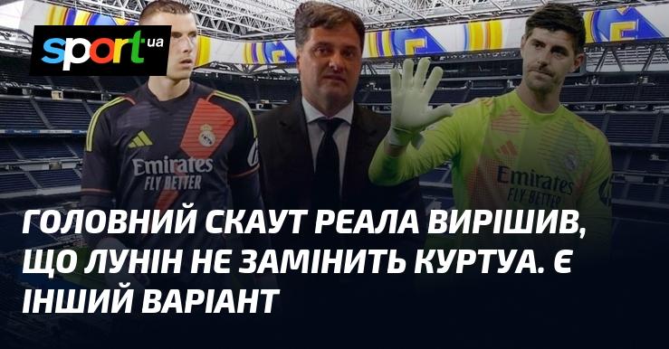 Головний скаут Реал Мадрид прийняв рішення, що Лунін не стане заміною для Куртуа. Існує інший кандидат.