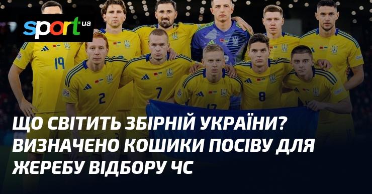 Які перспективи відкриваються для збірної України? Встановлено категорії посіву для жеребкування відбору на чемпіонат світу.